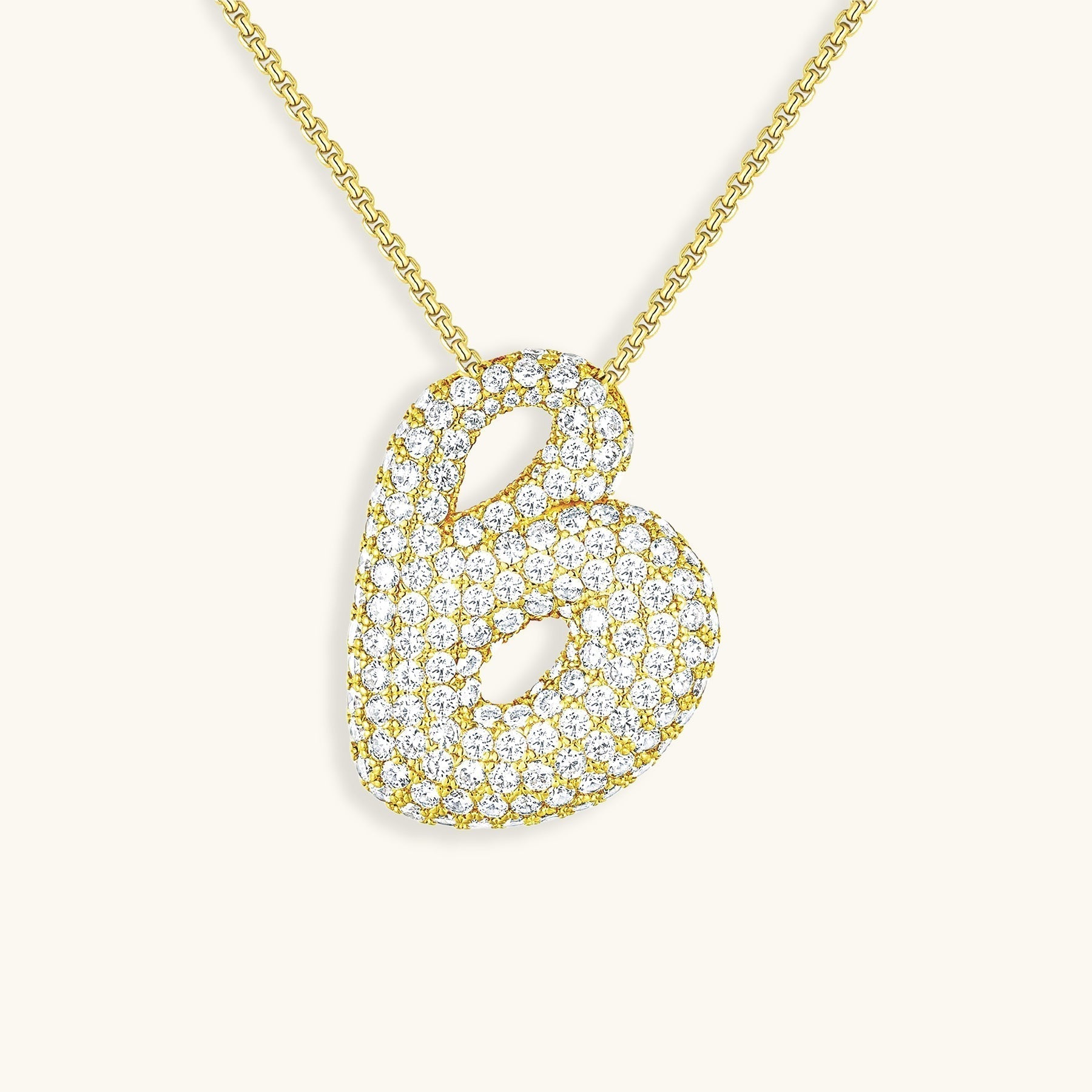 BULLE | Diamond Initial Necklace