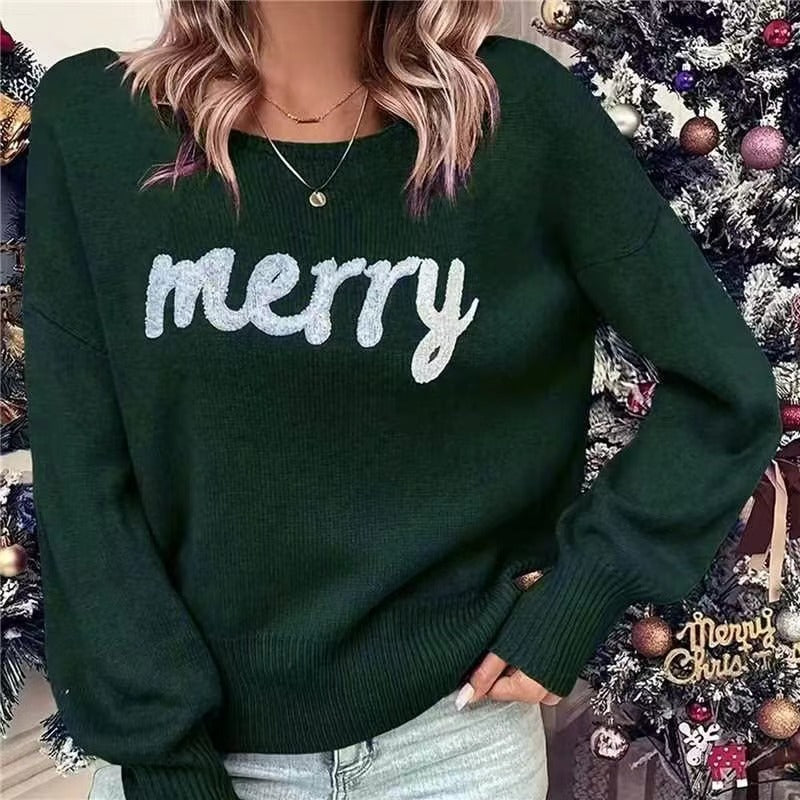 Charline - Le pull parfait pour Noël: 'Merry' in style!