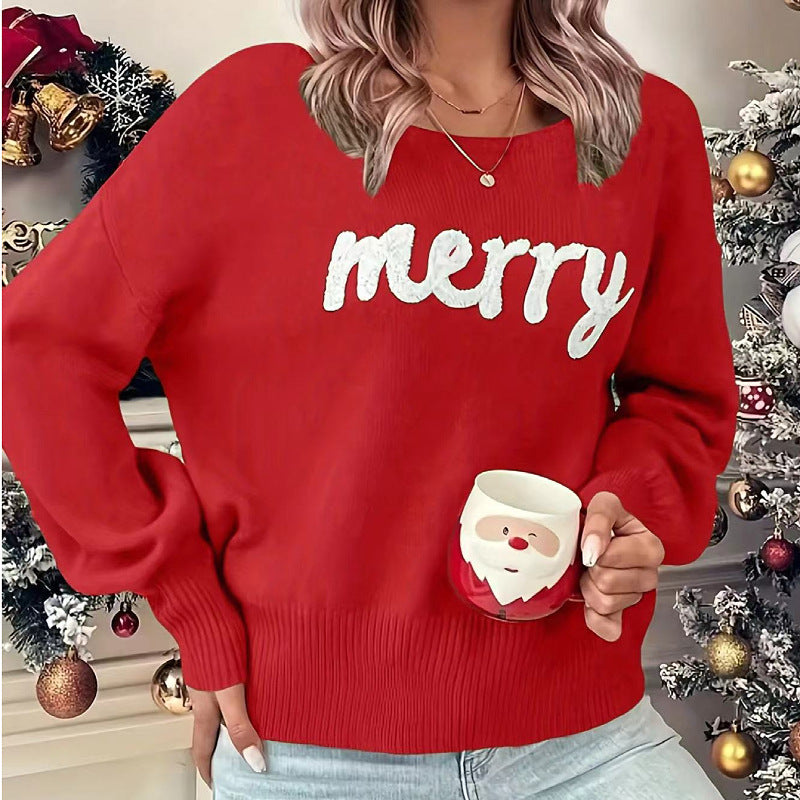 Charline - Le pull parfait pour Noël: 'Merry' in style!