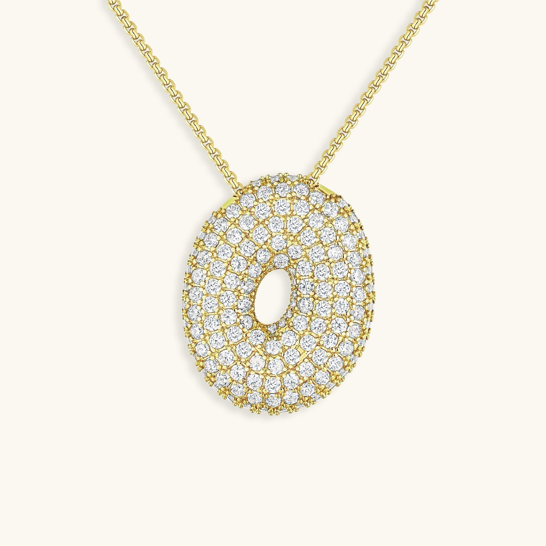 BULLE | Diamond Initial Necklace