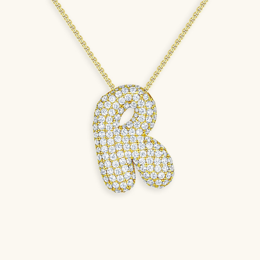 BULLE | Diamond Initial Necklace