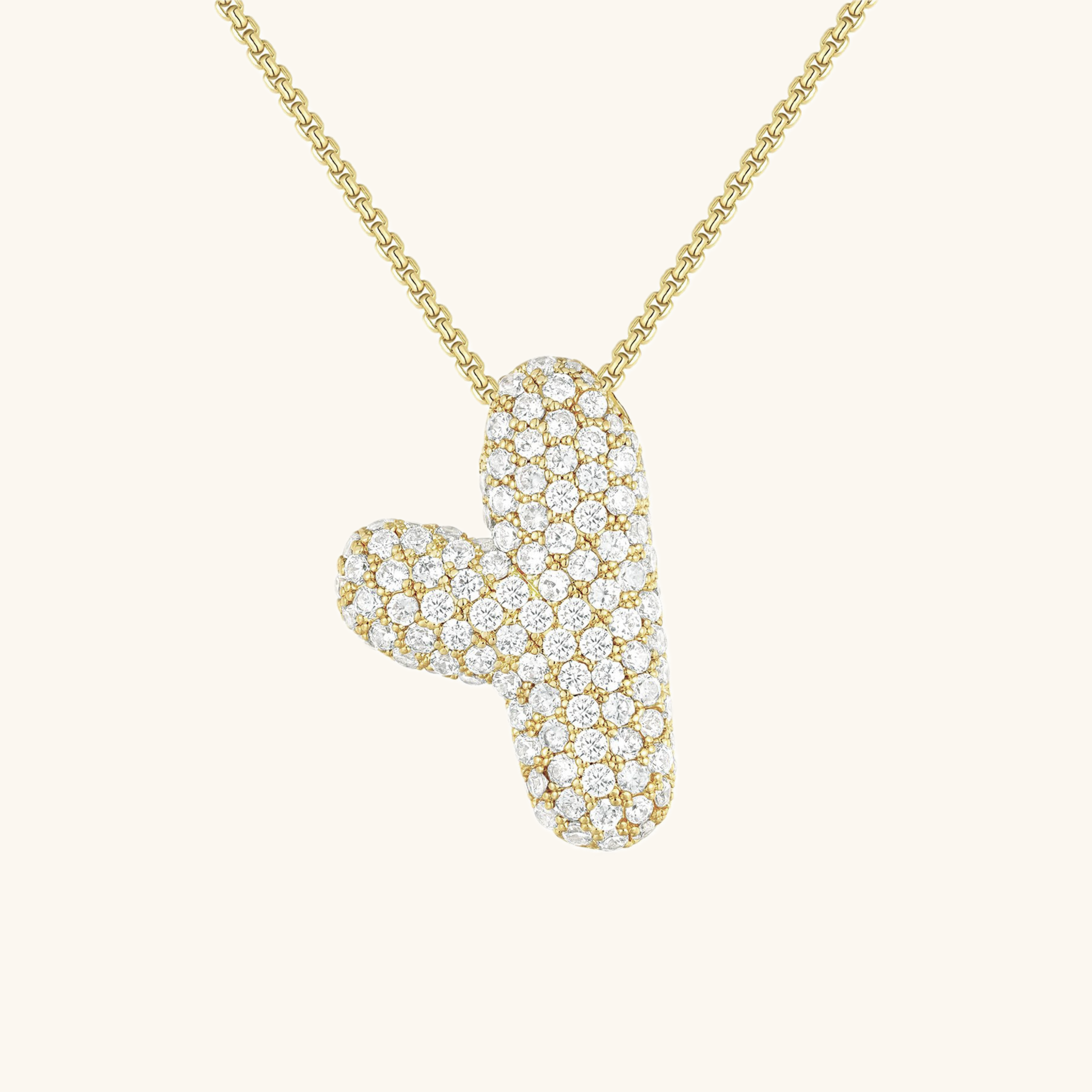 BULLE | Diamond Initial Necklace