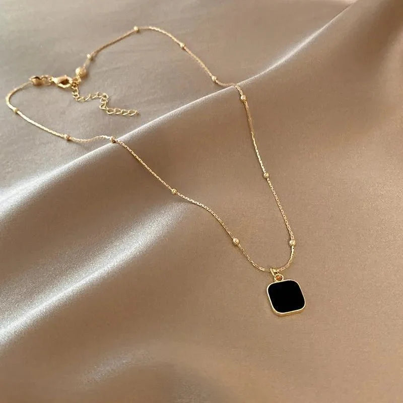 BLACK Necklace | Black