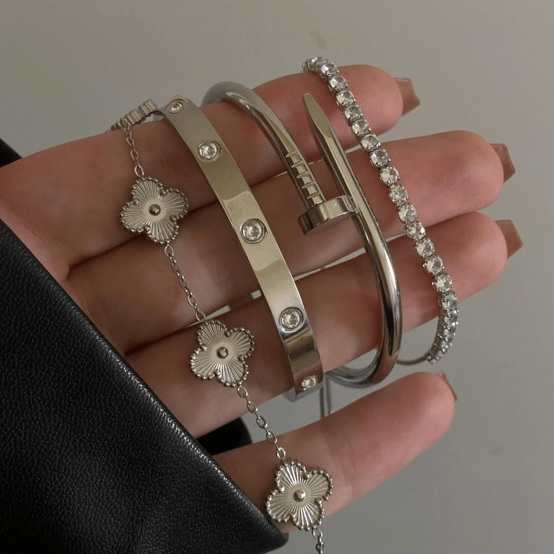 ELEGANCE STACK | SILVER