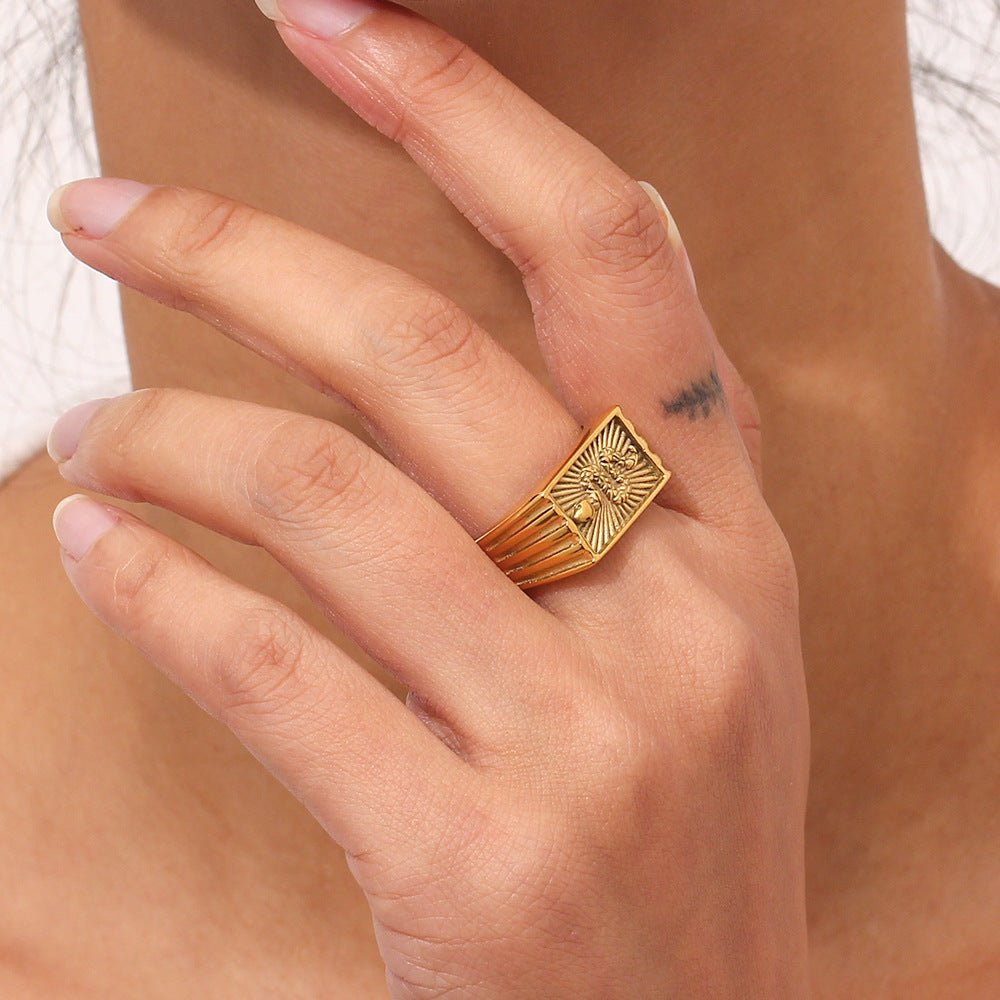 Miles Gold Ring