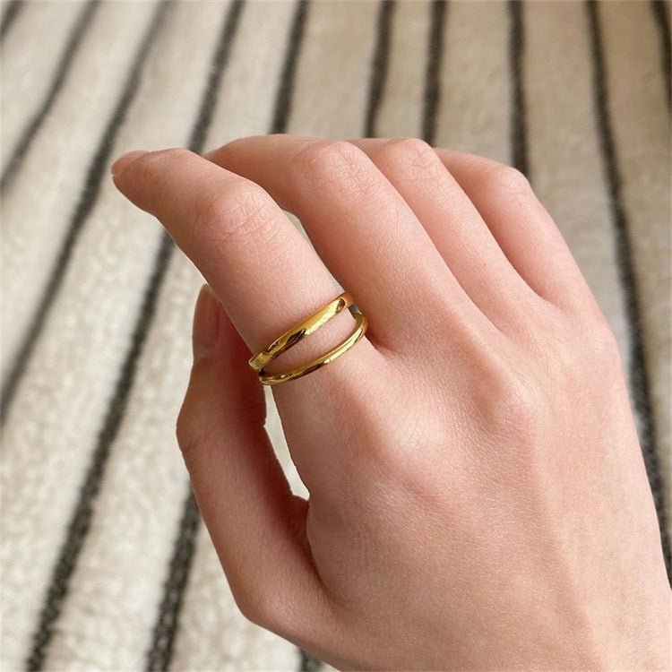 Olivia Layered Gold Ring