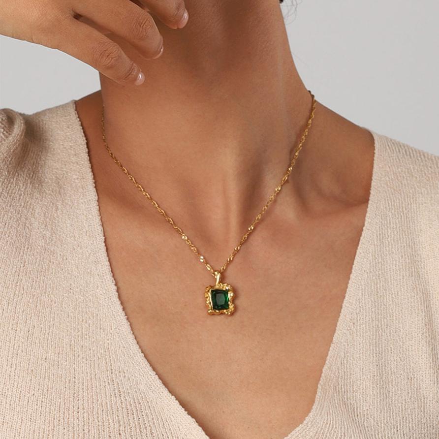 Priscilla Emerald Necklace