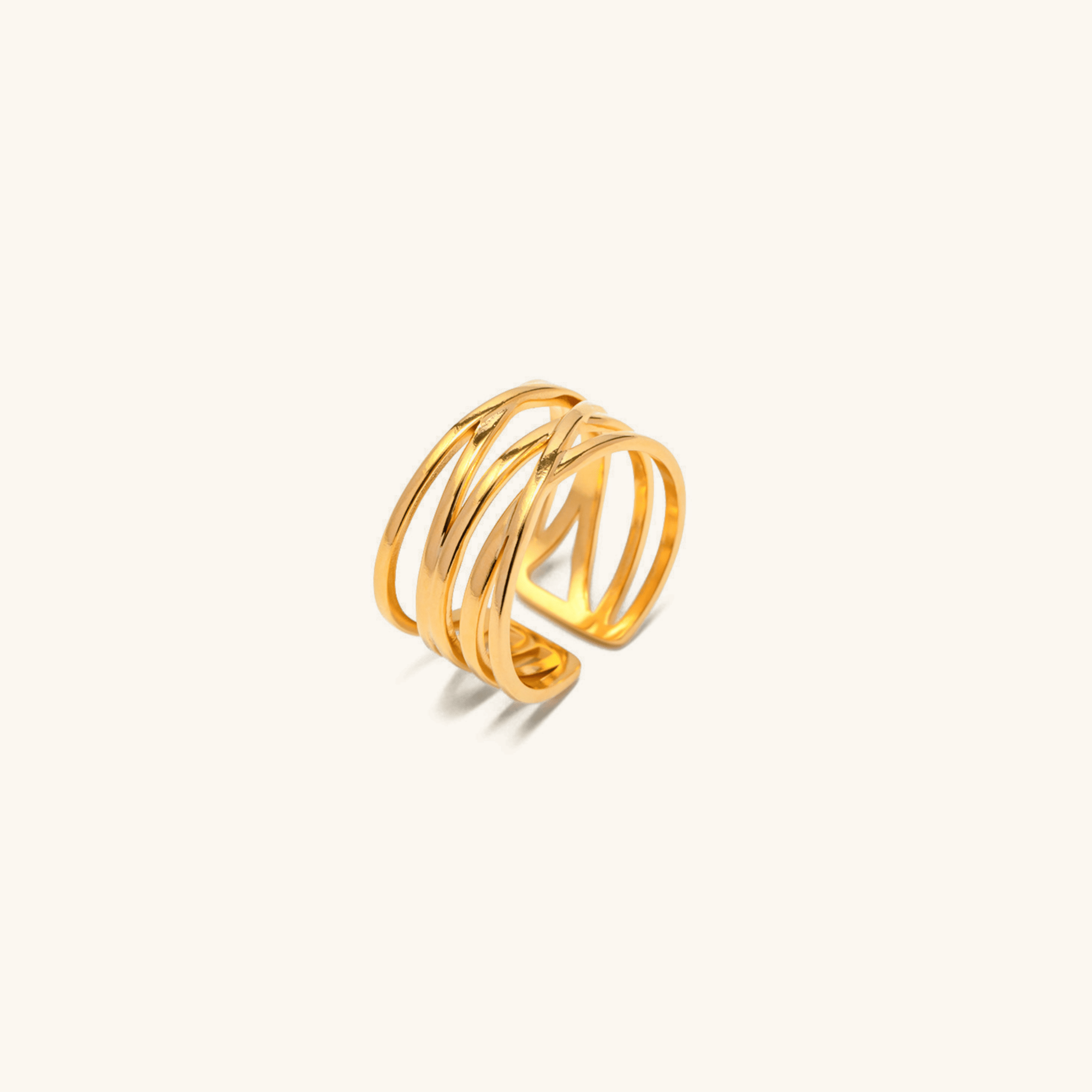 River Gold Ring